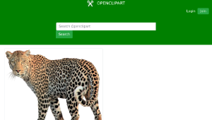 openclipart圖庫：Leopard縮圖