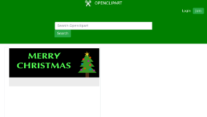 openclipart圖庫：Animation Test!! Xmas Banner縮圖