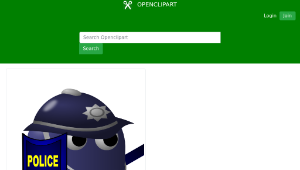 openclipart圖庫：Padepokan: Police縮圖