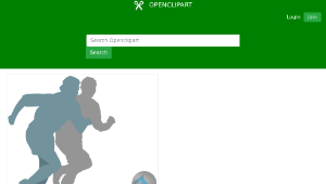 openclipart圖庫：Fussballspieler-資源代表圖