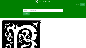 openclipart圖庫：Decorative Letter Set-資源代表圖