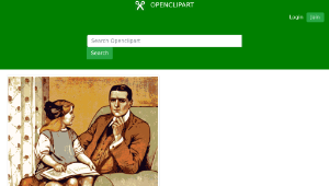 openclipart圖庫：Daddy was in the War-資源代表圖