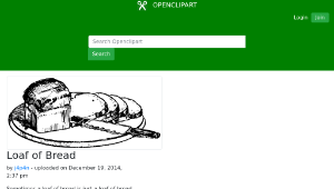 openclipart圖庫：Loaf of Bread-資源代表圖