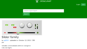 openclipart圖庫：Slider family縮圖