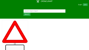 openclipart圖庫：Road sign縮圖