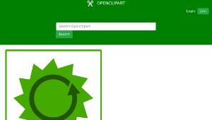 openclipart圖庫：Eco green energy icon-資源代表圖