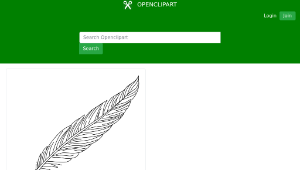 openclipart圖庫：Schreibfeder縮圖
