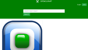 openclipart圖庫：Radio button ON