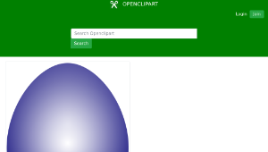 openclipart圖庫：Purple Easter Egg縮圖