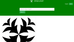openclipart圖庫：Floral motif-資源代表圖