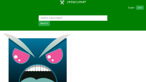 openclipart圖庫：Angry Square縮圖