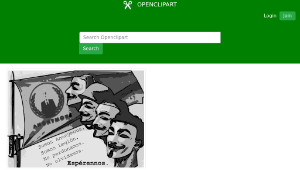 openclipart圖庫：Anonymous Legion-資源代表圖