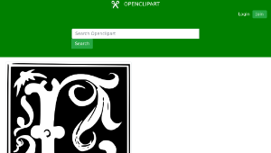 openclipart圖庫：Decorative Letter Set