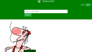 openclipart圖庫：Alky slacker-資源代表圖