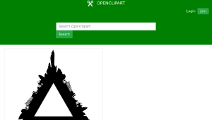 openclipart圖庫：Cincinnati Skyline Triangle-資源代表圖