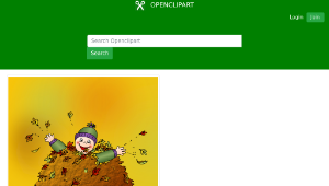 openclipart圖庫：Colored: Leaf pile-資源代表圖