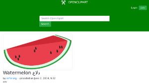 openclipart圖庫：Watermelon دلاع縮圖
