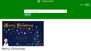 openclipart圖庫：Merry Christmas wallpaper-資源代表圖