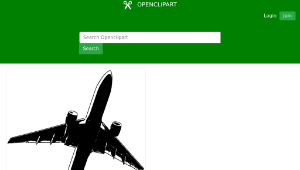 openclipart圖庫：Malaysia Air MH17 Flight Crash Airplane Outline-資源代表圖