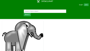 openclipart圖庫：Elephant縮圖