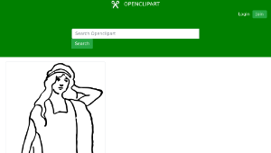 openclipart圖庫：a character representing faith縮圖