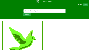 openclipart圖庫：eco green peace icon縮圖