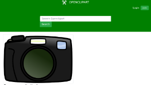 openclipart圖庫：Camera digital縮圖