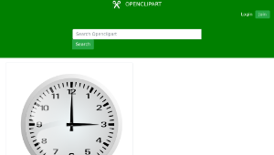 openclipart圖庫：Clock without frame