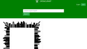 openclipart圖庫：City Skyline Frame-資源代表圖