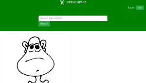 openclipart圖庫：Cartoon monster3縮圖
