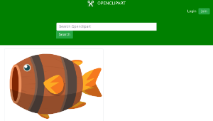 openclipart圖庫：Barrel Fish Animation縮圖