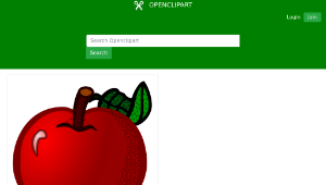 openclipart圖庫：apple - coloured縮圖