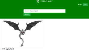 openclipart圖庫：Calabera