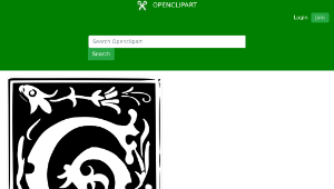 openclipart圖庫：Decorative Letter Set-資源代表圖