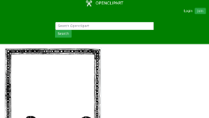 openclipart圖庫：Man and Woman Drinking - Frame-資源代表圖