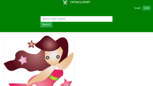 openclipart圖庫：Angel Girl縮圖