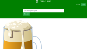 openclipart圖庫：Drink Pumpkin Ale縮圖
