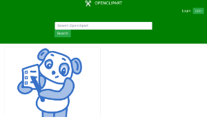 openclipart圖庫：Checklist Panda縮圖