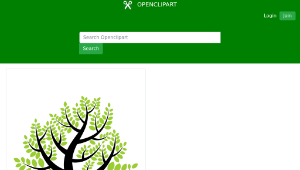openclipart圖庫：A simple tree #6-資源代表圖
