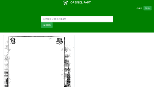openclipart圖庫：Parade frame縮圖