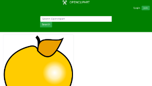 openclipart圖庫：Golden apple-資源代表圖