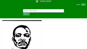 openclipart圖庫：Happy Martin Luther King Jr Day-資源代表圖