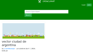 openclipart圖庫：vector ciudad de argentina-資源代表圖