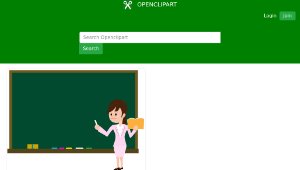 openclipart圖庫：Female Teacher (#2)縮圖