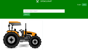 openclipart圖庫：Tractor-資源代表圖