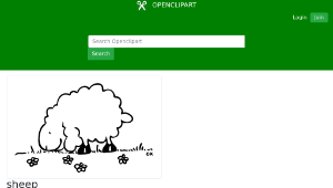 openclipart圖庫：sheep縮圖