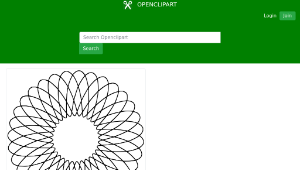 openclipart圖庫：Not spirograph 1縮圖