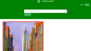 openclipart圖庫：Vintage Travel Poster 5th Avenue New York縮圖