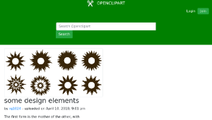 openclipart圖庫：some design elements縮圖