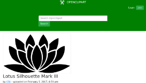 openclipart圖庫：Lotus Silhouette Mark III縮圖